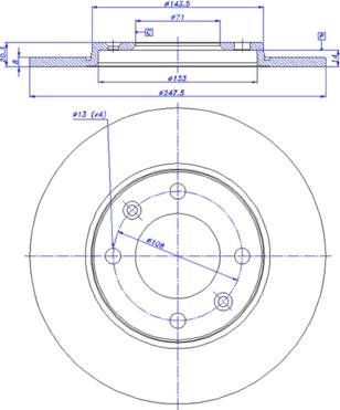 CAR 142.518 - Brake Disc autospares.lv