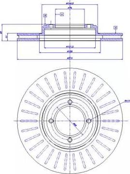 Lucas Electrical DF 1210 - Brake Disc autospares.lv