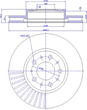 Icer 78BD1788-2 - Brake Disc autospares.lv