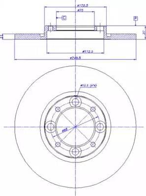 CAR 142.605 - Brake Disc autospares.lv