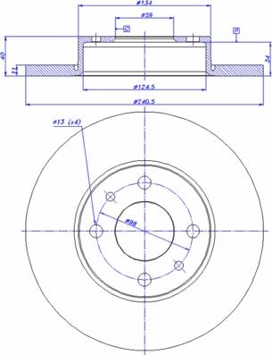 CAR 142.008 - Brake Disc autospares.lv