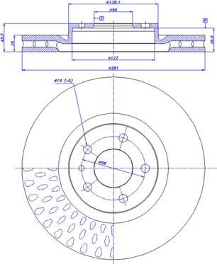 CAR 142.003 - Brake Disc autospares.lv