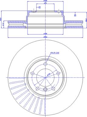 MOPROD MBD4785 - Brake Disc autospares.lv