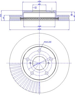 CAR 142.1416 - Brake Disc autospares.lv