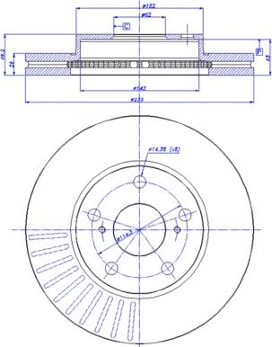 CAR 142.1547 - Brake Disc autospares.lv