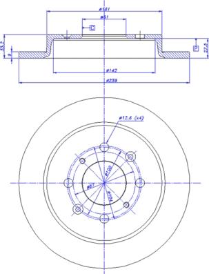 CAR 142.1566 - Brake Disc autospares.lv