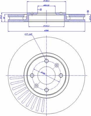 CAR 142.153 - Brake Disc autospares.lv