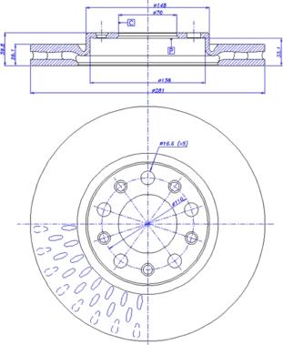 CAR 142.1653 - Brake Disc autospares.lv