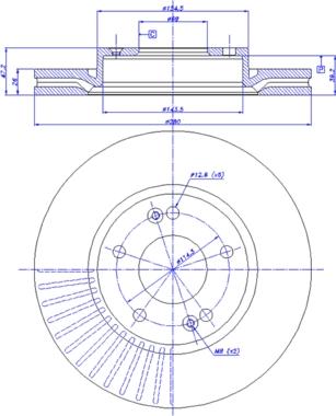 CAR 142.1636 - Brake Disc autospares.lv