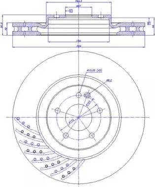 Febi Bilstein 26106 - Brake Disc autospares.lv