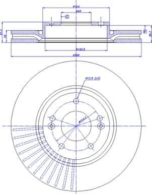 CAR 142.1383 - Brake Disc autospares.lv