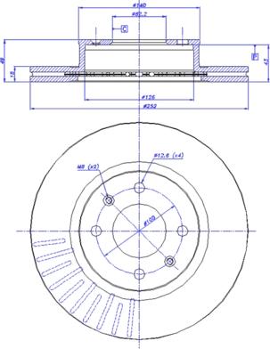 CAR 142.1296 - Brake Disc autospares.lv