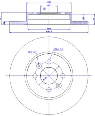 CAR 142.1254 - Brake Disc autospares.lv