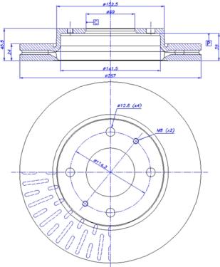 CAR 142.1261 - Brake Disc autospares.lv