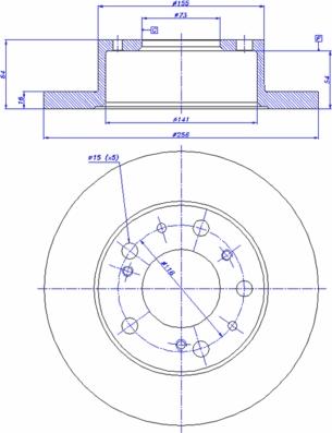 Lemförder 12570 01 - Brake Disc autospares.lv