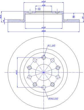 CAR 142.1729 - Brake Disc autospares.lv