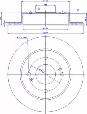 CAR 142.871 - Brake Disc autospares.lv