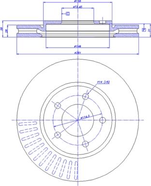 BENDIX 520377 - Brake Disc autospares.lv