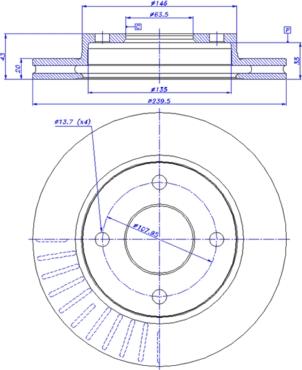 CAR 142.266 - Brake Disc autospares.lv