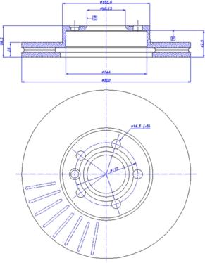 Maxtech 871087.0080 - Brake Disc autospares.lv