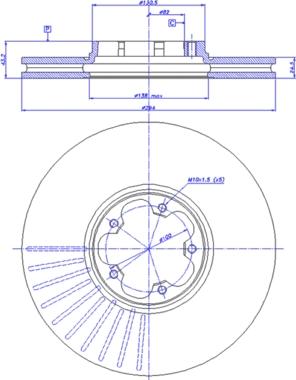 Villar 638.2136 - Brake Set, disc brakes autospares.lv