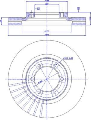 CAR 142.273 - Brake Disc autospares.lv