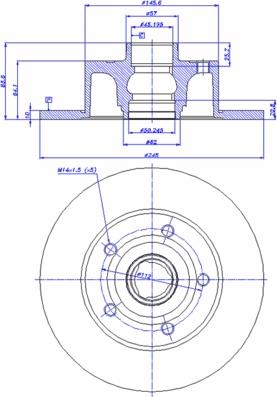 CAR 142.750 - Brake Disc autospares.lv