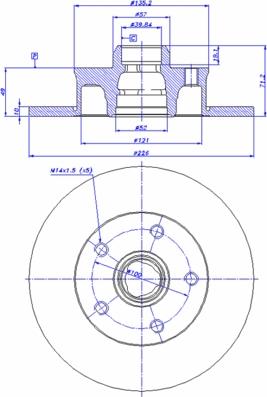 CAR 142.716 - Brake Disc autospares.lv