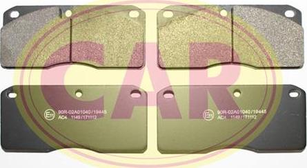 CAR PNT9411 - Brake Pad Set, disc brake autospares.lv