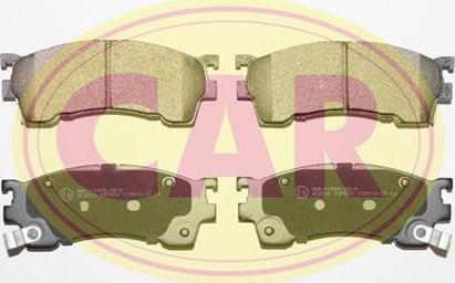 CAR PNT955 - Brake Pad Set, disc brake autospares.lv