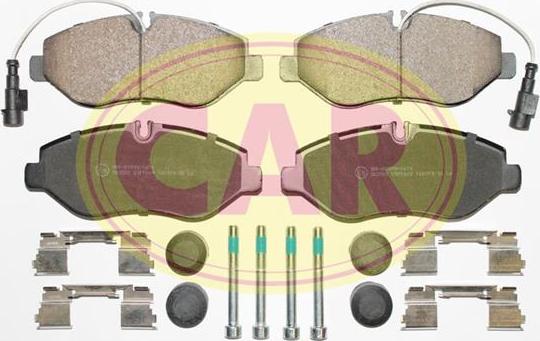 CAR PNT9661 - Brake Pad Set, disc brake autospares.lv