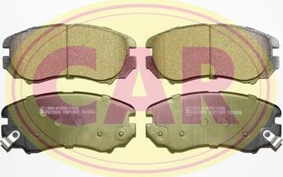 CAR PNT9631 - Brake Pad Set, disc brake autospares.lv