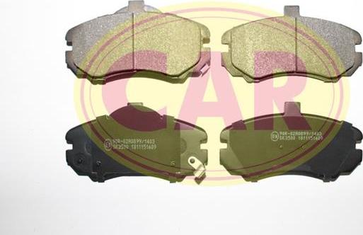 CAR PNT9061 - Brake Pad Set, disc brake autospares.lv