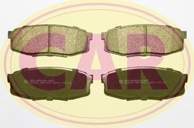 CAR PNT9141 - Brake Pad Set, disc brake autospares.lv