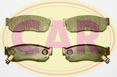 CAR PNT915 - Brake Pad Set, disc brake autospares.lv