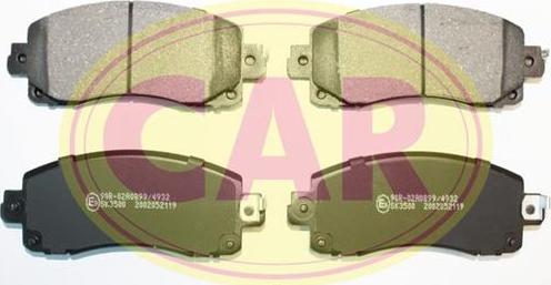 CAR PNT9112 - Brake Pad Set, disc brake autospares.lv