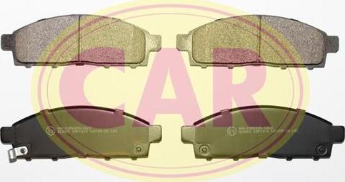 CAR PNT9131 - Brake Pad Set, disc brake autospares.lv