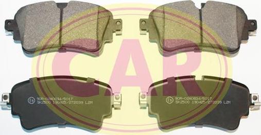 CAR PNT9302 - Brake Pad Set, disc brake autospares.lv