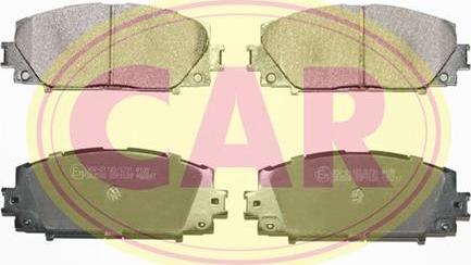 CAR PNT9251 - Brake Pad Set, disc brake autospares.lv