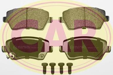 CAR PNT9221 - Brake Pad Set, disc brake autospares.lv