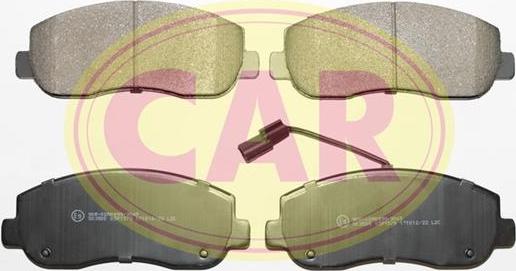 CAR PNT9751 - Brake Pad Set, disc brake autospares.lv