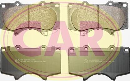 CAR PNT9731 - Brake Pad Set, disc brake autospares.lv