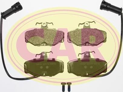 CAR PNT972 - Brake Pad Set, disc brake autospares.lv