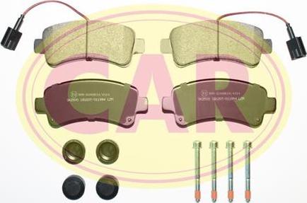 CAR PNT4991 - Brake Pad Set, disc brake autospares.lv