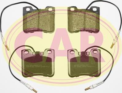 CAR PNT444 - Brake Pad Set, disc brake autospares.lv