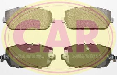 CAR PNT4551 - Brake Pad Set, disc brake autospares.lv