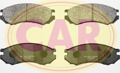 CAR PNT453 - Brake Pad Set, disc brake autospares.lv