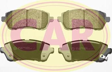 CAR PNT4641 - Brake Pad Set, disc brake autospares.lv