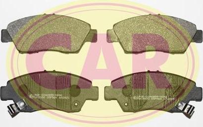 CAR PNT465 - Brake Pad Set, disc brake autospares.lv