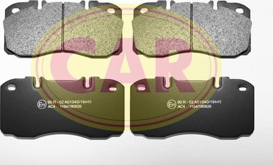 CAR PNT4611 - Brake Pad Set, disc brake autospares.lv